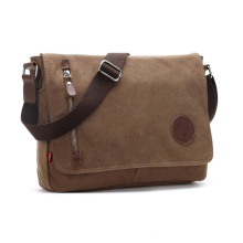Custom Trendy Business Casual Men Sling Bags Canvas Shoulder Crossbody Messenger Bag